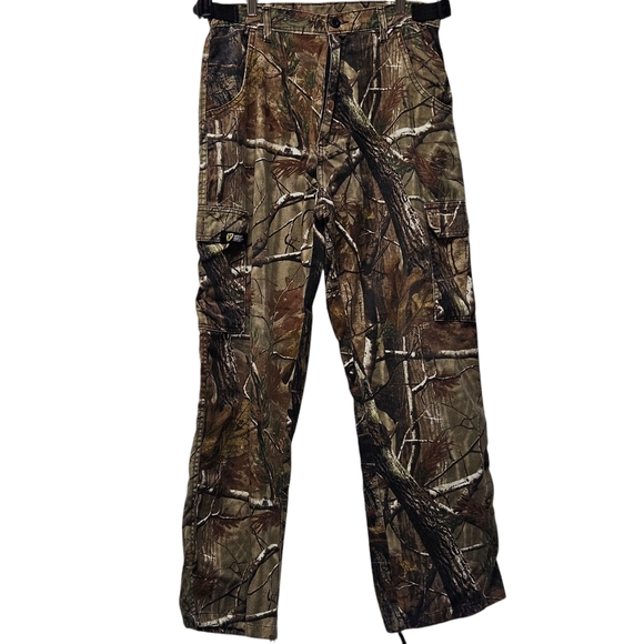 Scent Shield Cargo Camouflage Realtree Pants Mens Medium Adjustable Hunting - Picture 1 of 15